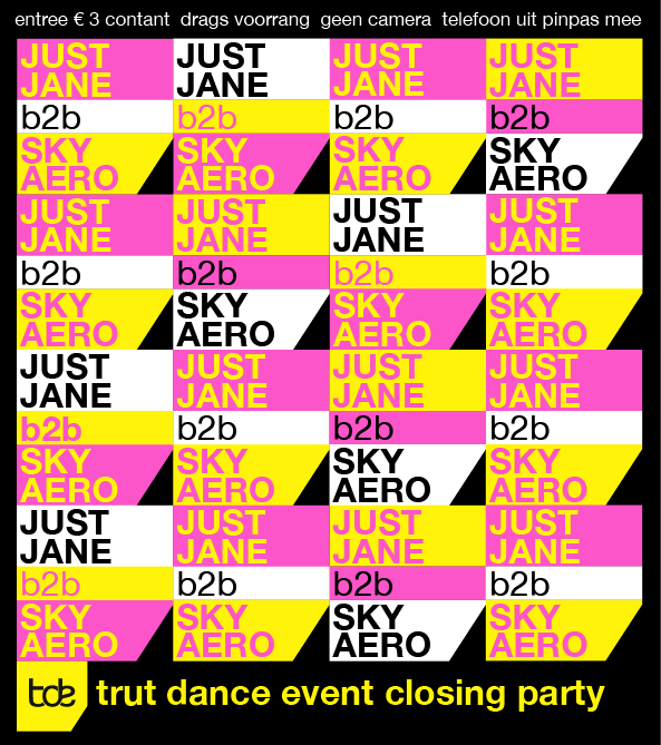 Trut  party flyer